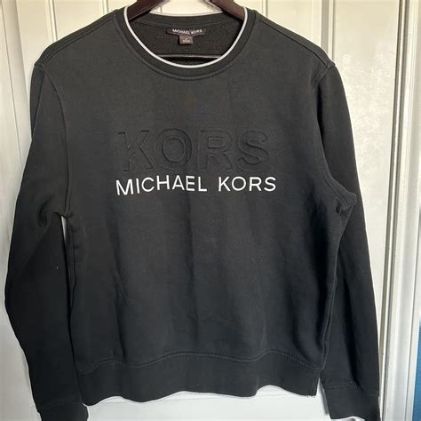 michael kors men's double logo sweatshirt|Michael Kors crewneck sweaters.